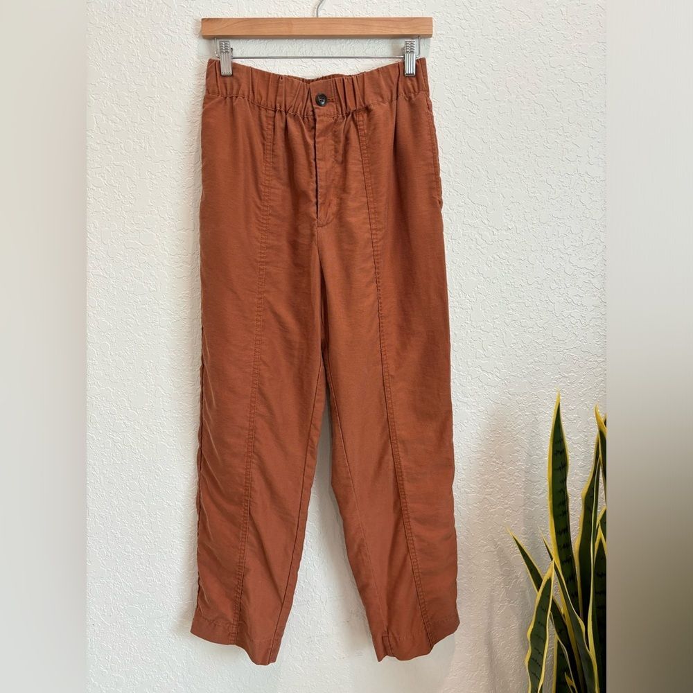 Madewell Rust Brown Ankle Pants Size Small